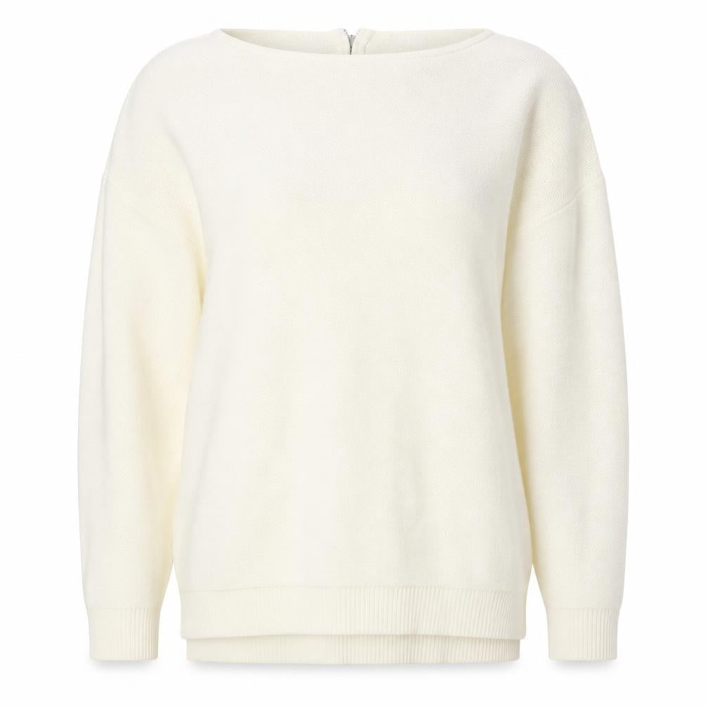 Peacocks Womens White   Pullover Jumper Size M