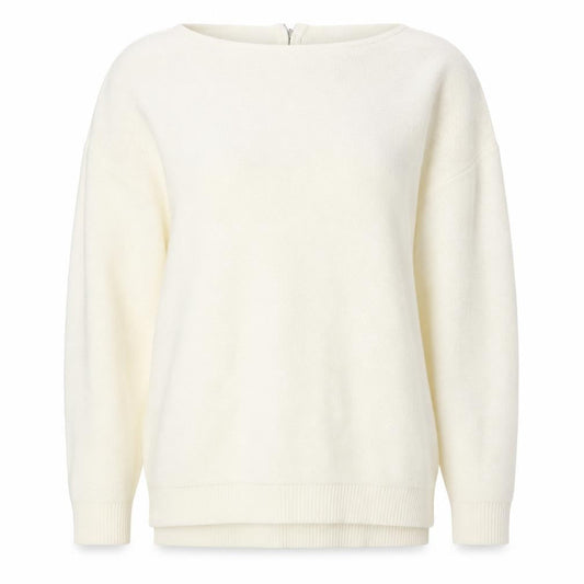 Peacocks Womens White   Pullover Jumper Size M