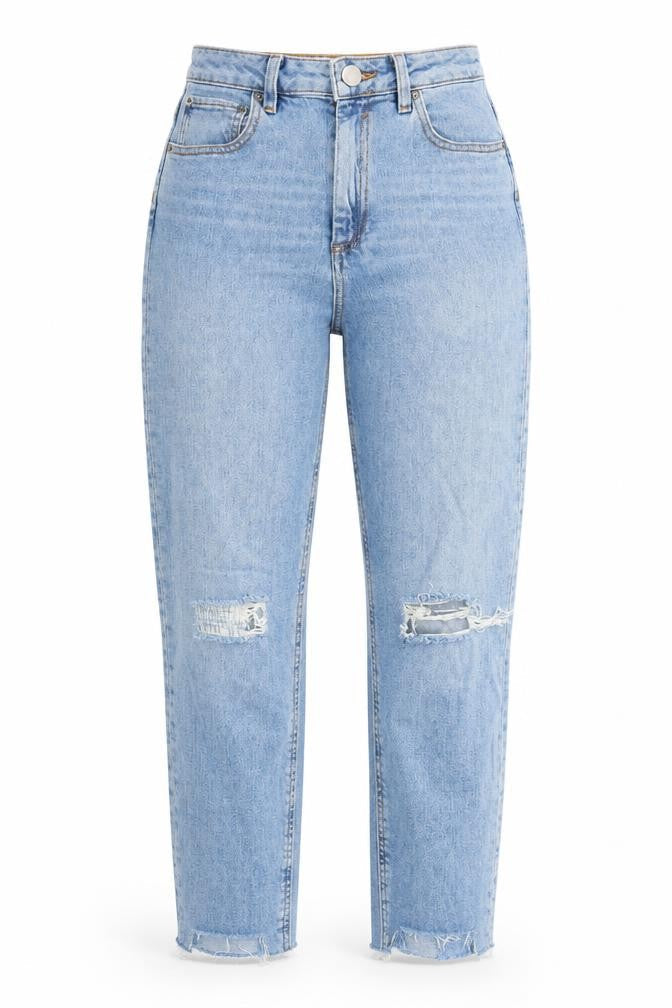 ASOS Womens Blue   Mom Jeans Size 27 L30 in