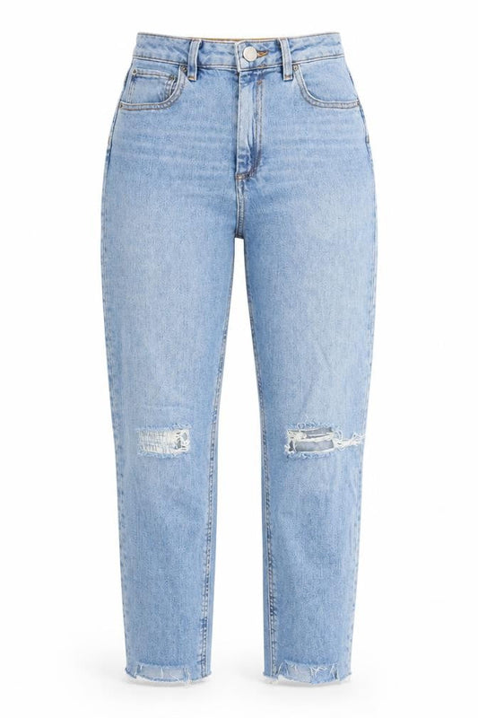 ASOS Womens Blue   Mom Jeans Size 27 L30 in