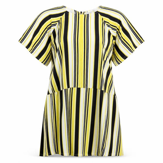 Next Womens Yellow Striped  A-Line  Size 10