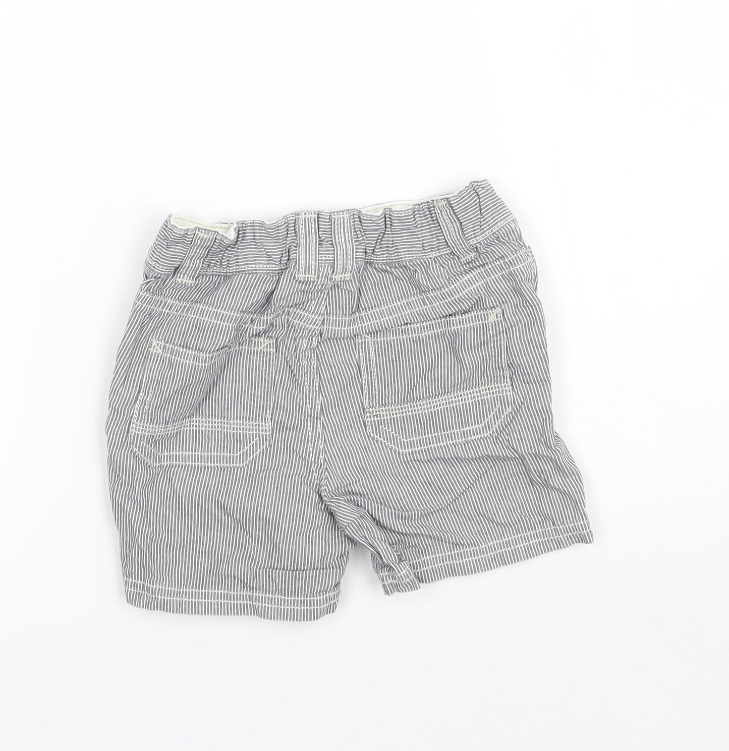 TU Baby White Striped  Cropped Leggings Size 9-12 Months