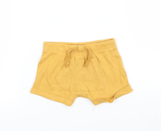 TU Girls Yellow   Cropped Trousers Size Newborn