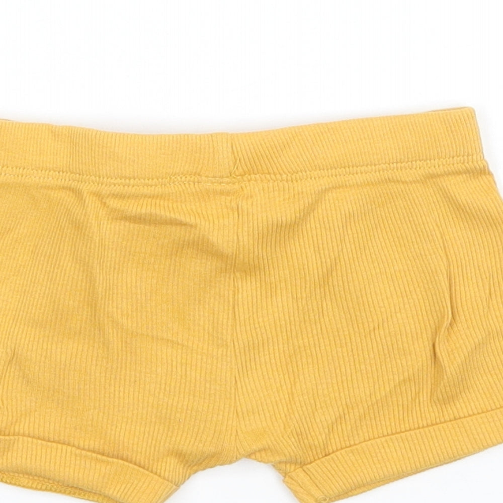 TU Girls Yellow   Cropped Trousers Size Newborn