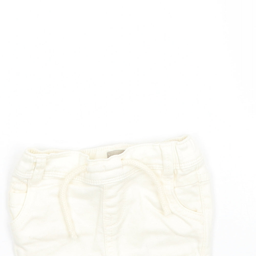 Primark Boys Ivory   Cropped Jeans Size 0-3 Months