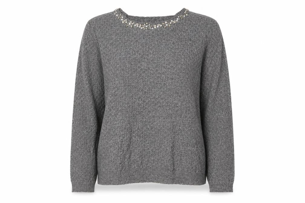 CANDA Womens Grey   Pullover Jumper Size XL