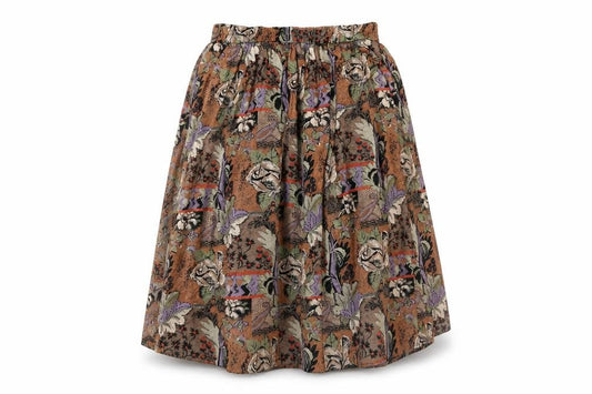 Preworn Womens Multicoloured Floral  Flare Skirt Size 34
