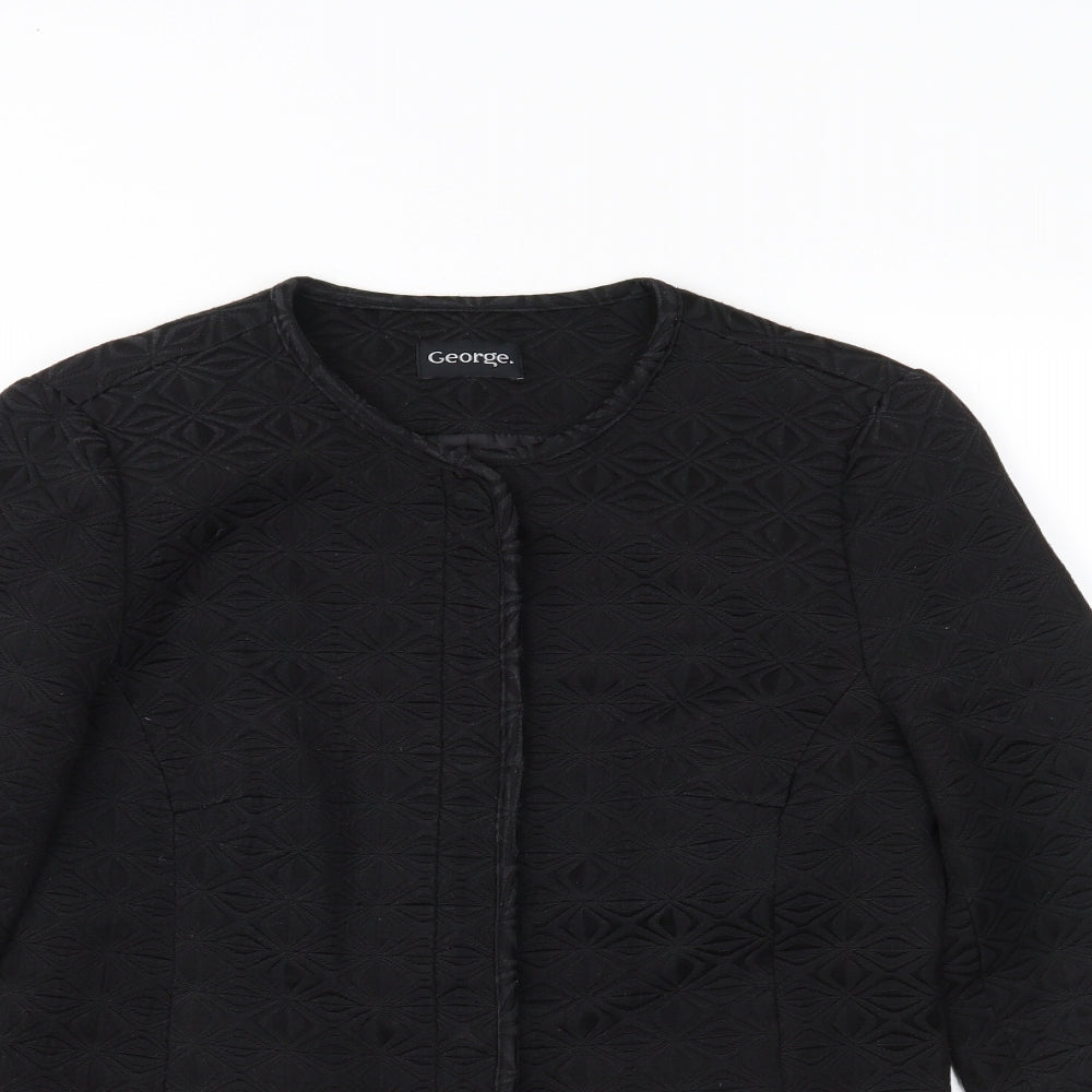 George Womens Black   Jacket Blazer Size 12