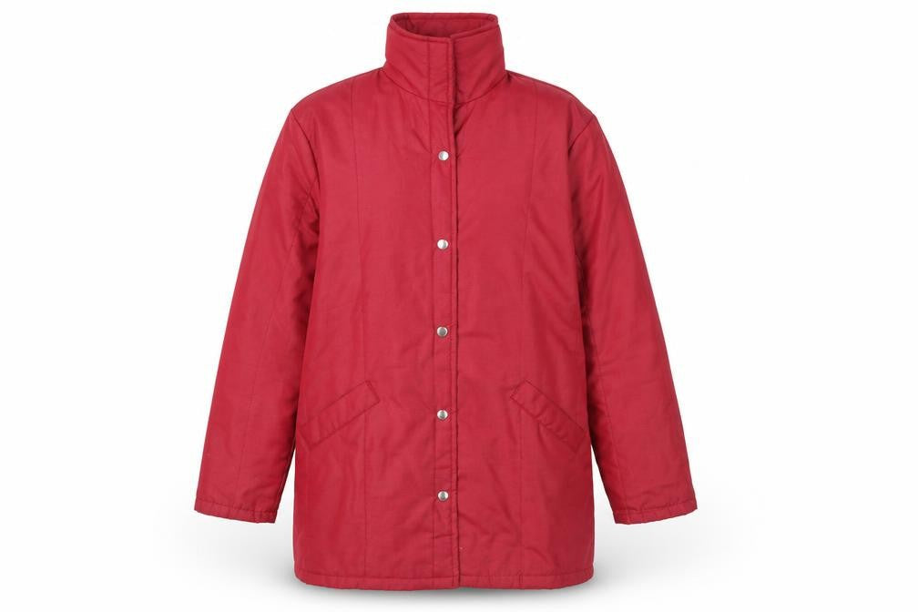 Preworn Womens Red   Overcoat Coat Size 14