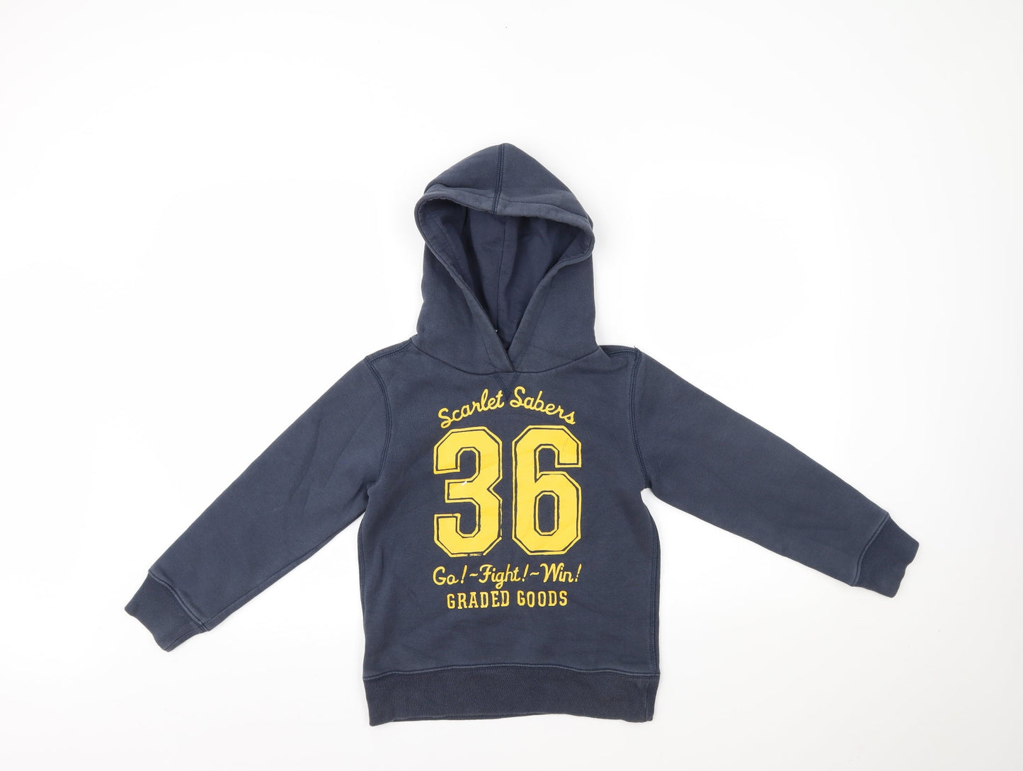 H&M Girls Blue   Pullover Hoodie Size 7-8 Years