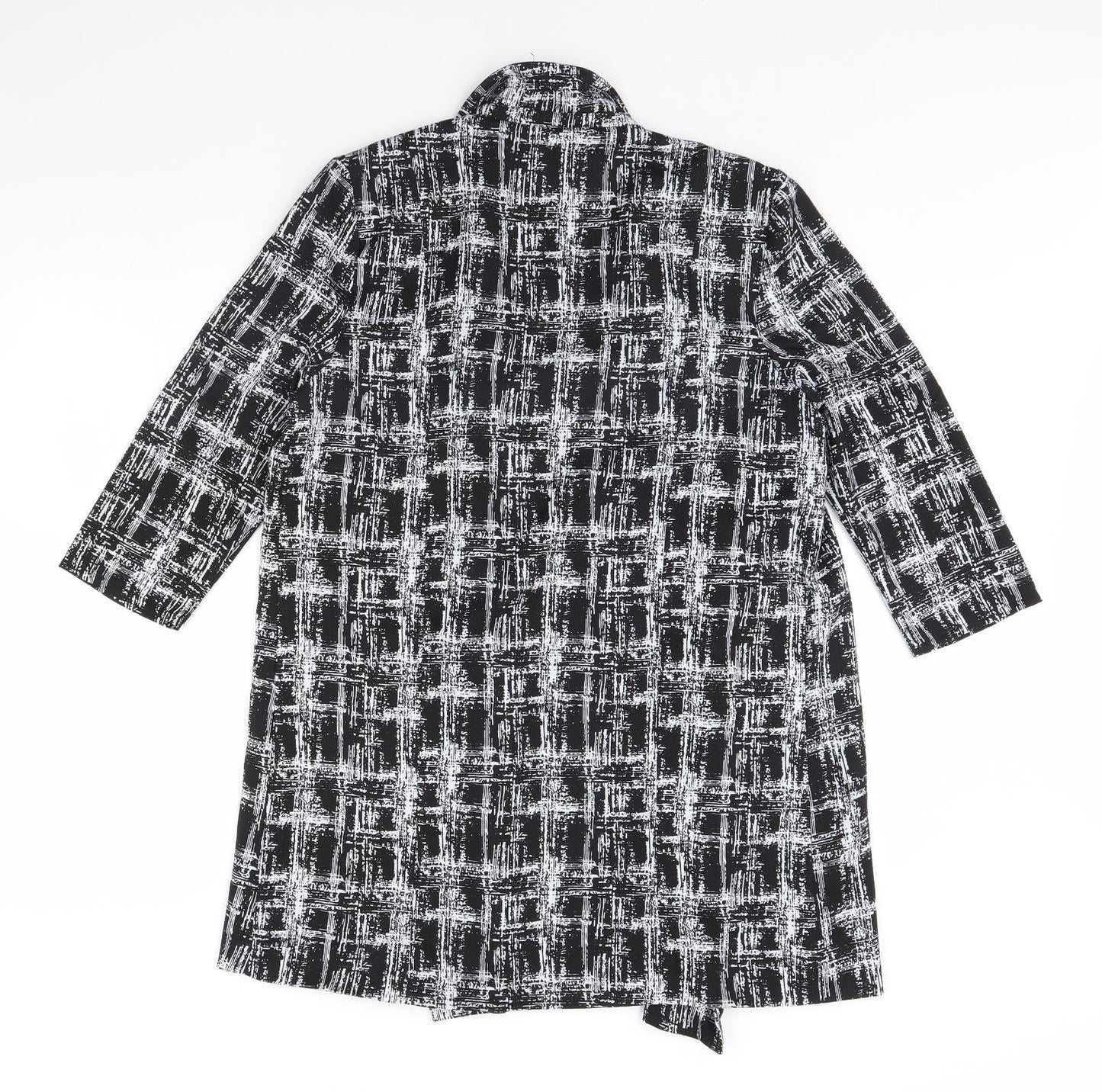 Blue Vanilla Womens Black Check  Jacket  Size M