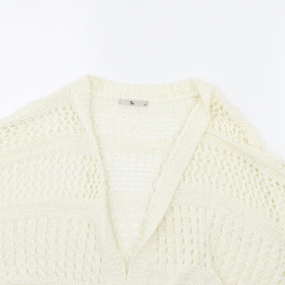 Tu Womens Ivory   Jacket  Size 14