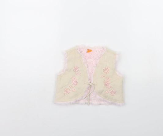Mini Mode Girls Beige   Jacket  Size 9-12 Months