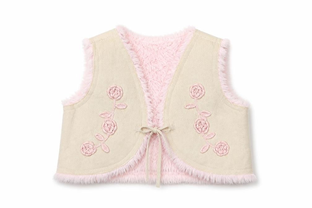 Mini Mode Girls Beige   Jacket  Size 9-12 Months