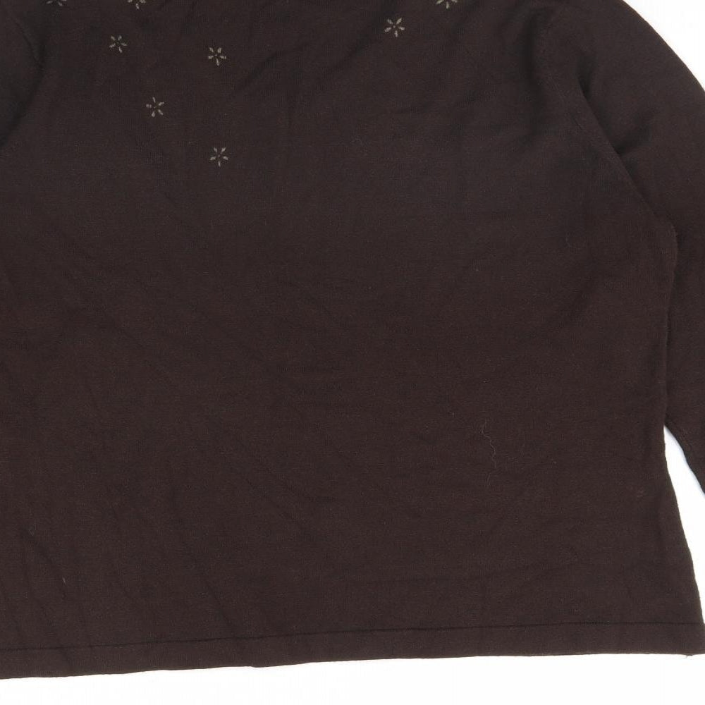 klass collection Womens Brown   Pullover Jumper Size L