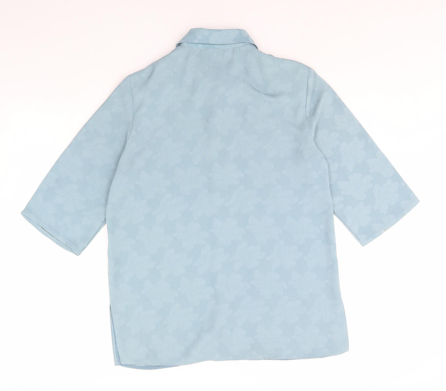Bonmarché Womens Blue   Basic Button-Up Size 12