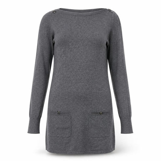 Oasis Womens Grey   Jumper Dress  Size S