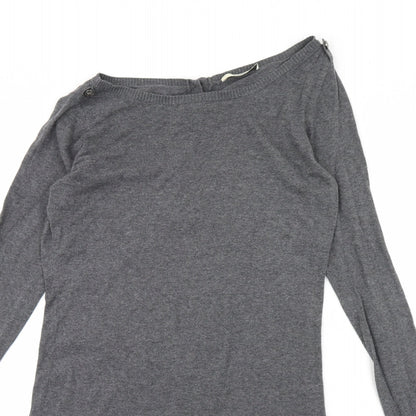 Oasis Womens Grey   Jumper Dress  Size S