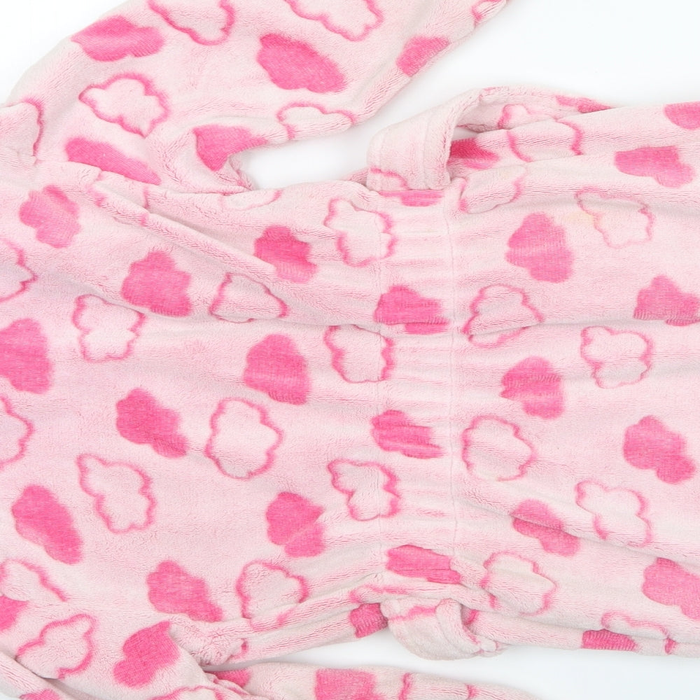 Florence and Fred Girls Pink    Robe Size 7-8 Years  - Cloud Print