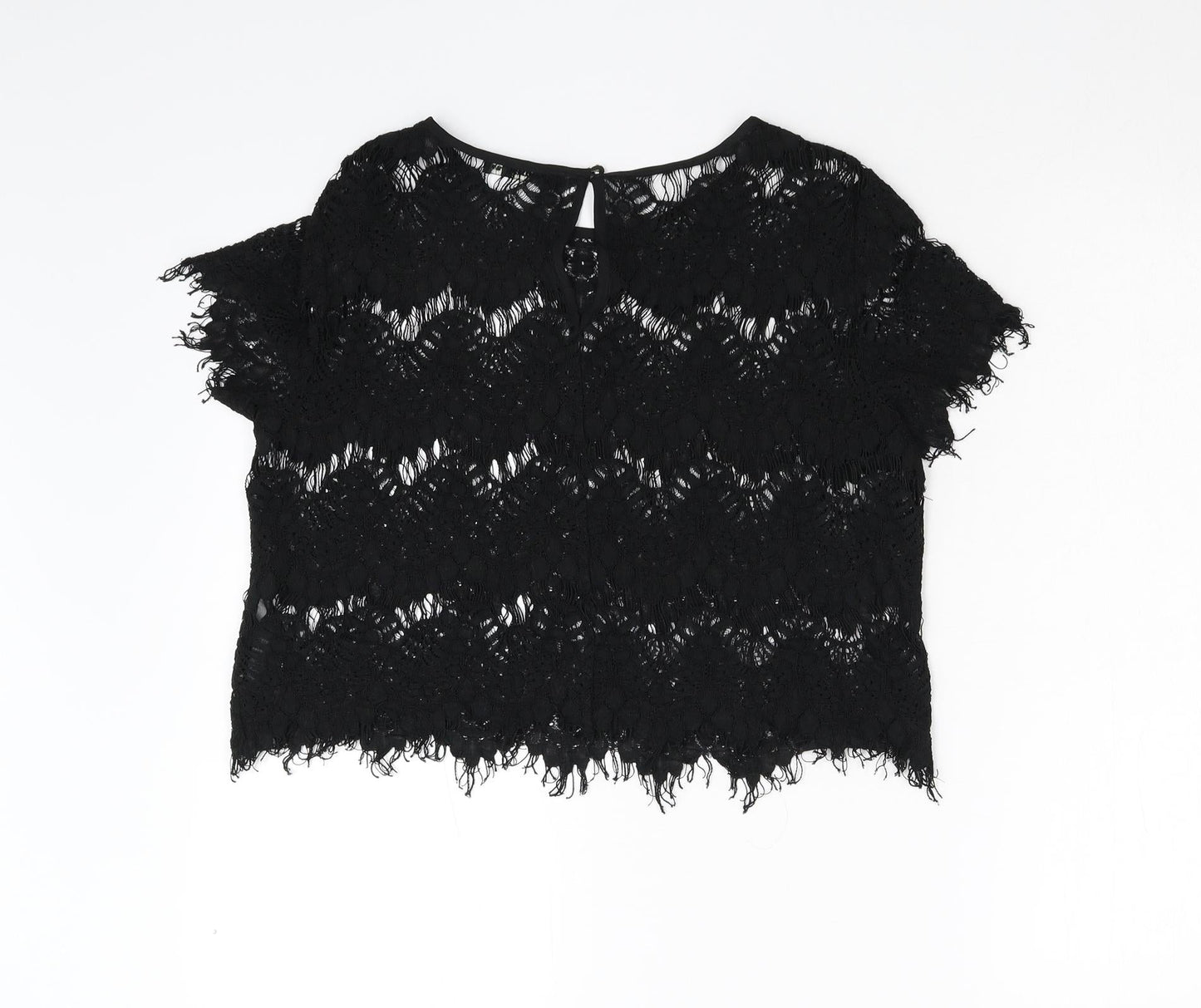 Oasis Womens Black   Basic Blouse Size 12