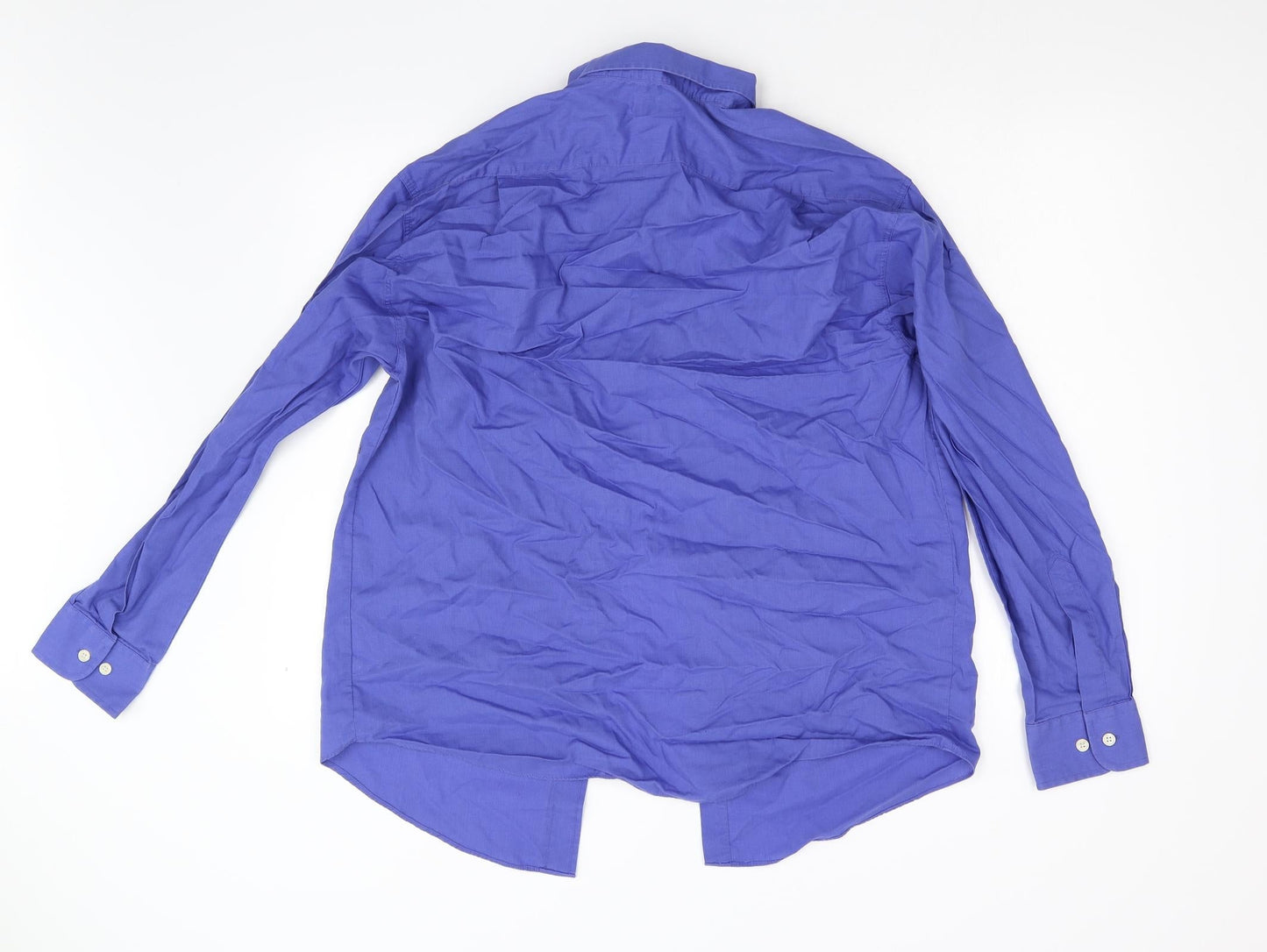 Burton Mens Blue    Button-Up Size 15.5