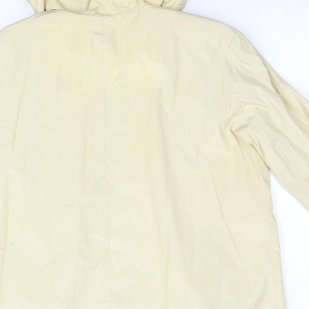 D Day Wear Womens Yellow   Overcoat Coat Size 14
