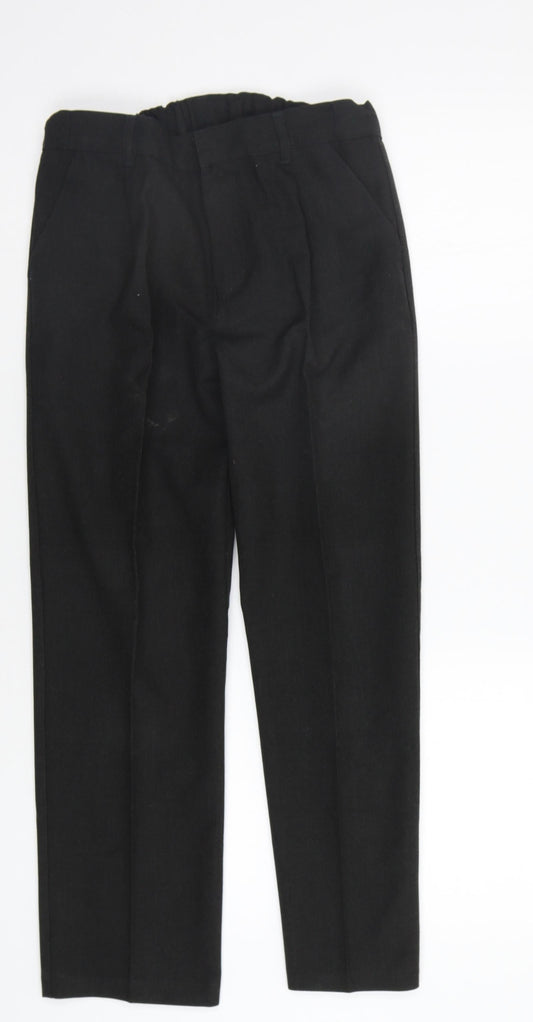 f7f Boys Black   Dress Pants Trousers Size 11 Years