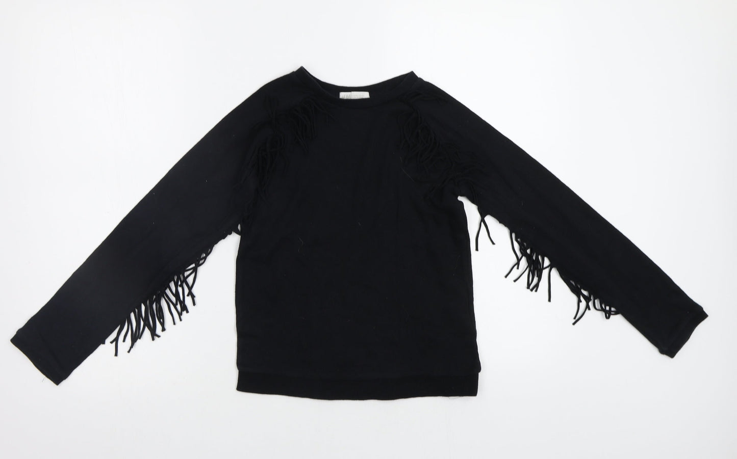 H&M Girls Black   Pullover Sweatshirt Size 8-9 Years