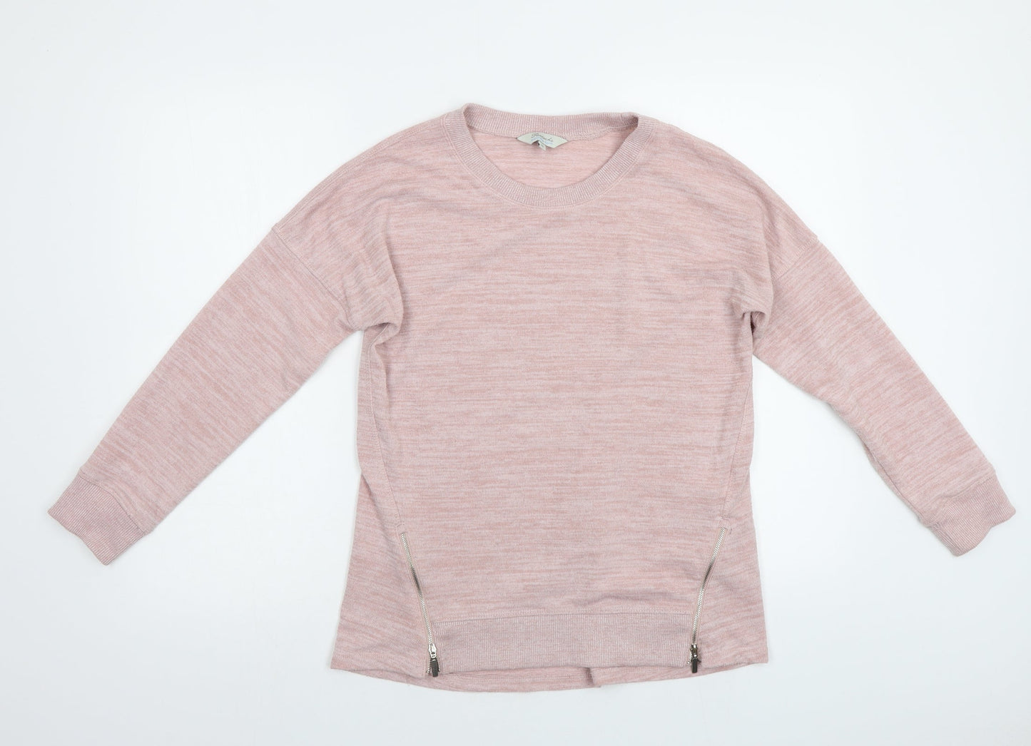 Peacocs Womens Pink   Pullover Sweatshirt Size 10