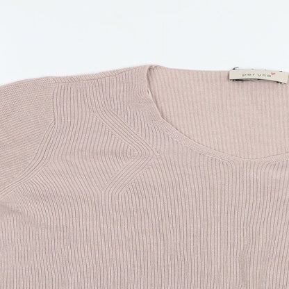 Marks & Spencer Womens Pink   Pullover Jumper Size 16