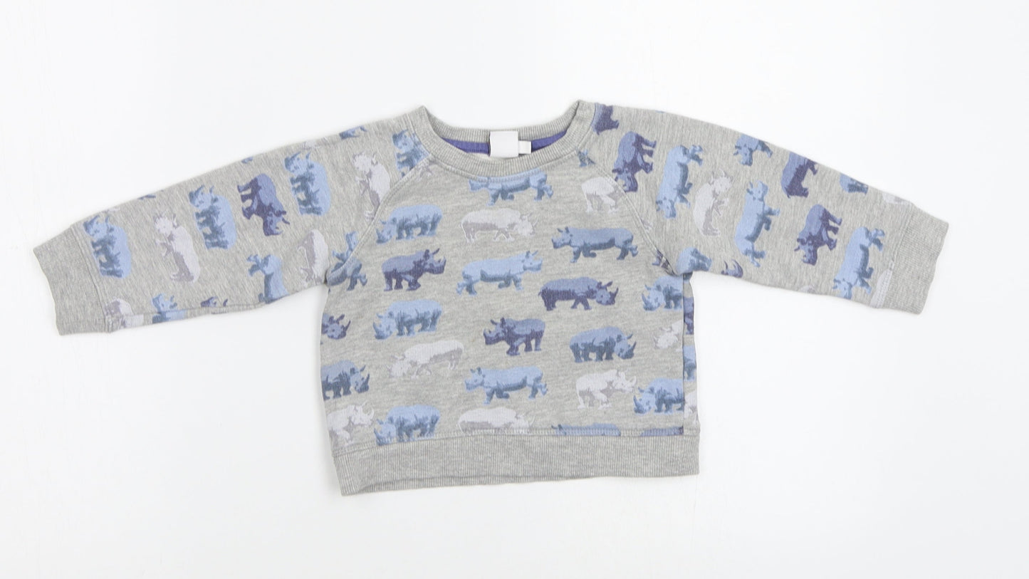 Mini Club Baby Grey   Basic Blouse Size 12 Months