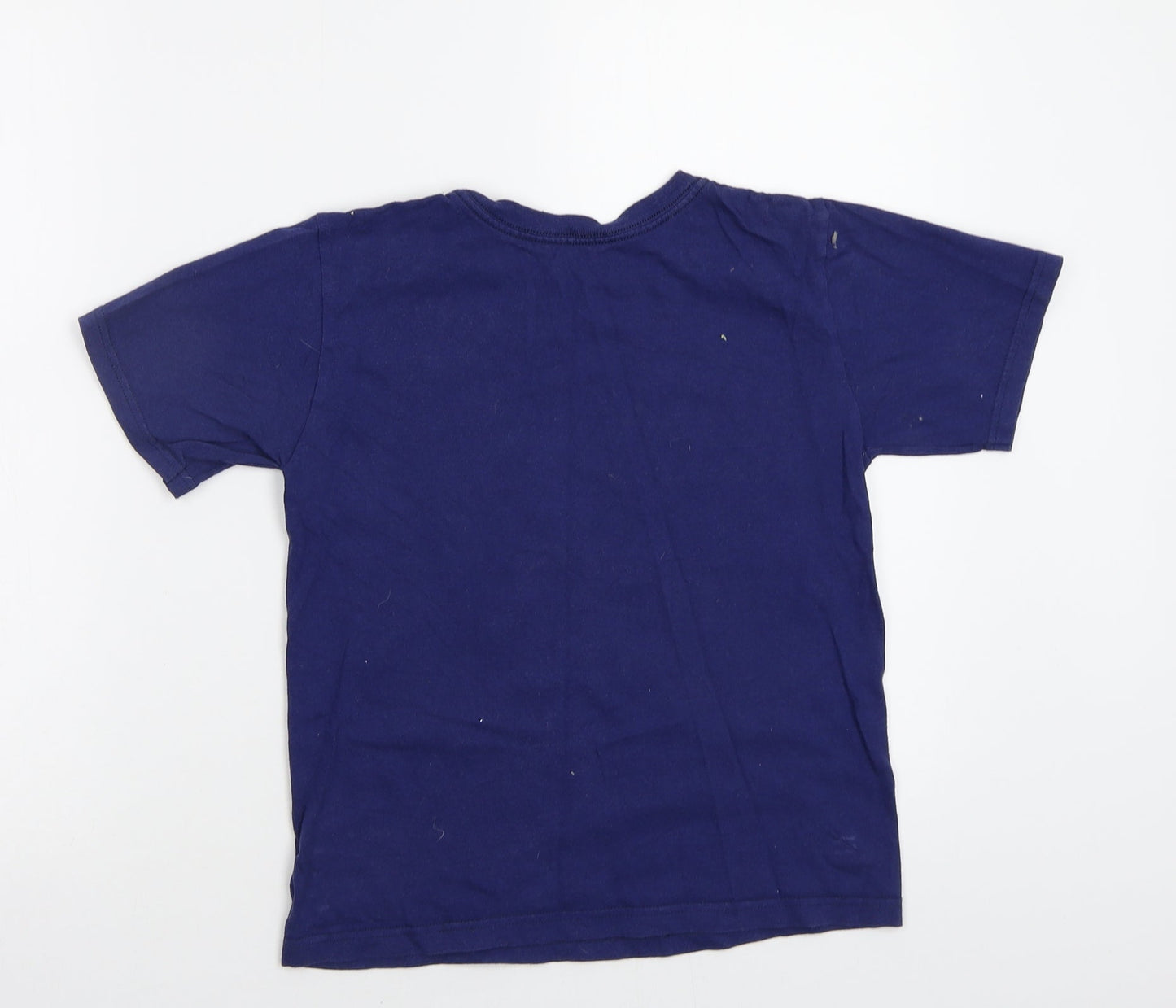 Disney Boys Blue   Basic T-Shirt Size 7-8 Years  - Avengers