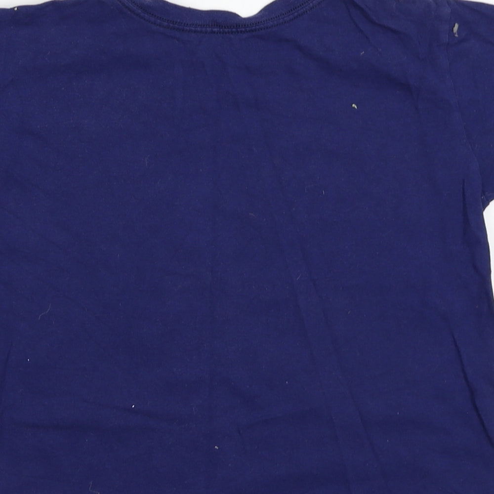 Disney Boys Blue   Basic T-Shirt Size 7-8 Years  - Avengers