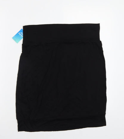 Back view of Papaya women’s black basic blouse, size UK 16