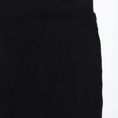 Brand and care label for Papaya women’s black basic blouse, size UK 16