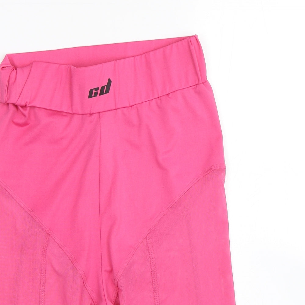 Criminal Damage Womens Pink   Sweat Shorts Size 8