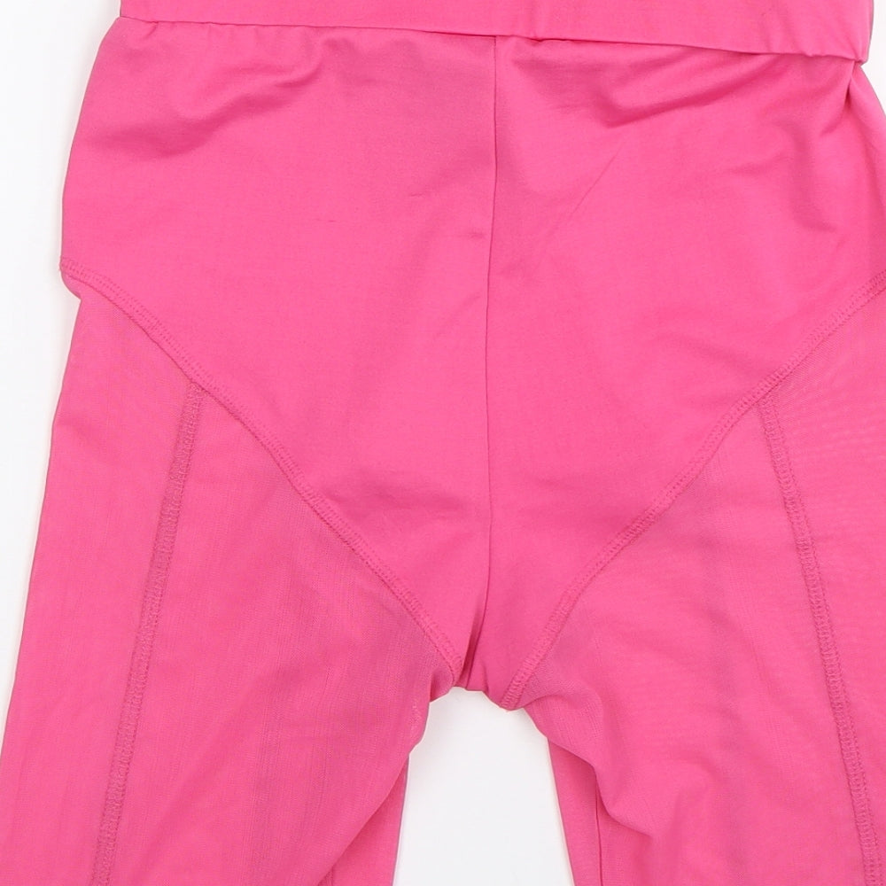 Criminal Damage Womens Pink   Sweat Shorts Size 8