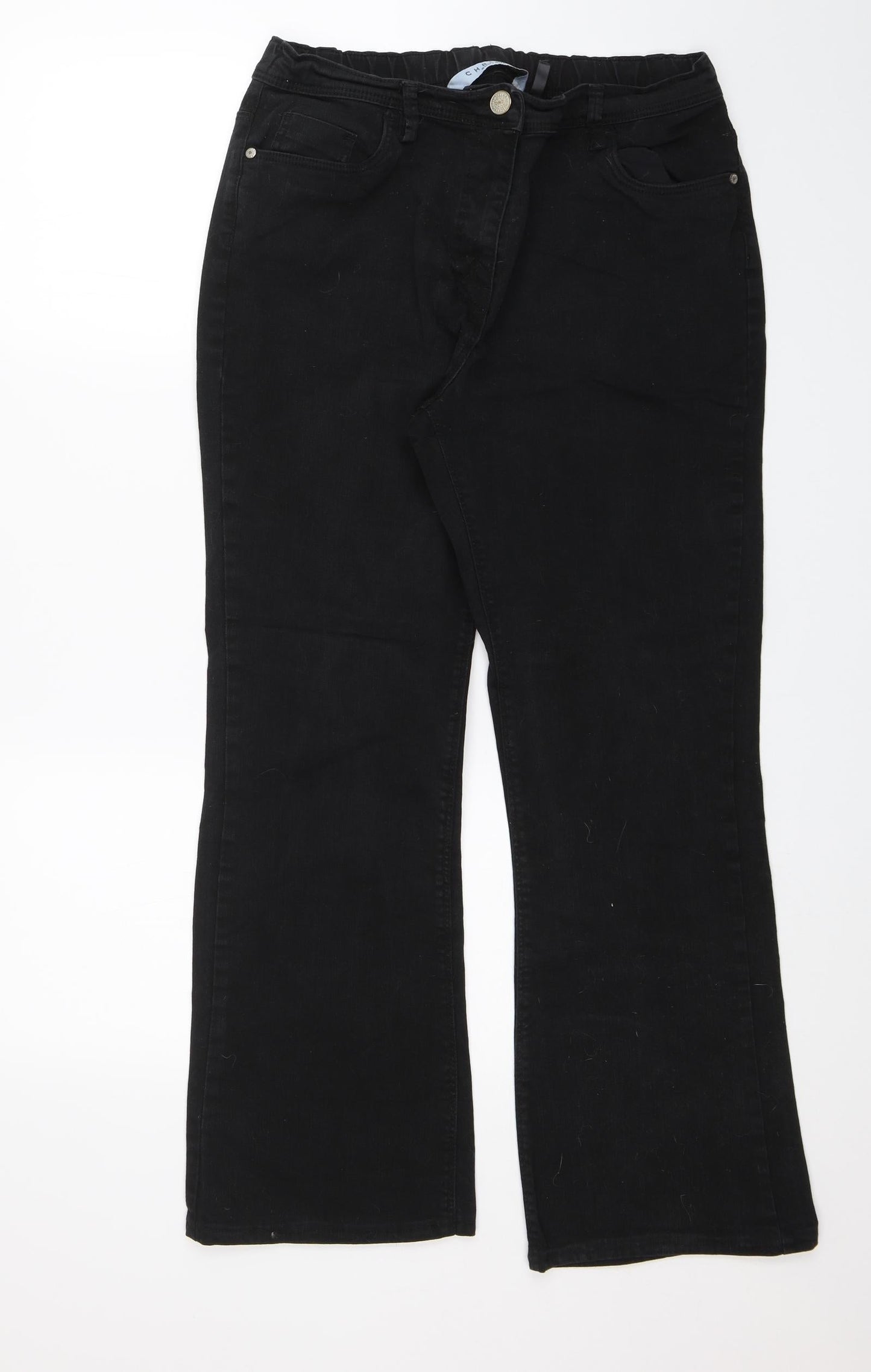 Christie Womens Black   Bootcut Jeans Size 14 L26 in