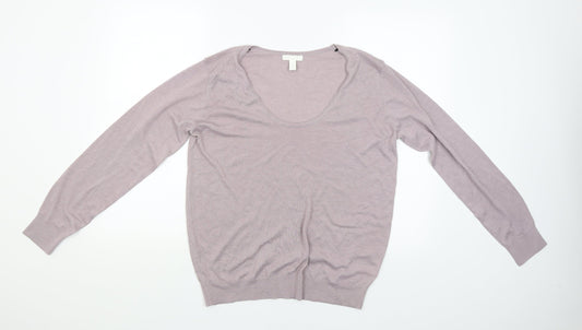 H&M Womens Pink   Pullover Jumper Size M