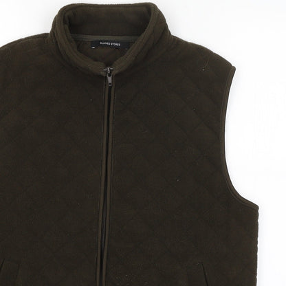 Close-up detail of Dunnes women’s green jacket coatigan, size UK 10