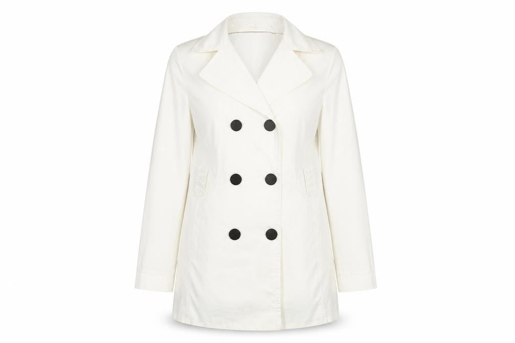 Evie Womens White   Jacket Coat Size 14