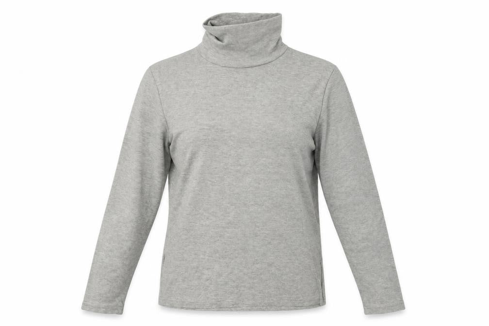 isle Womens Grey   Pullover Sweatshirt Size S