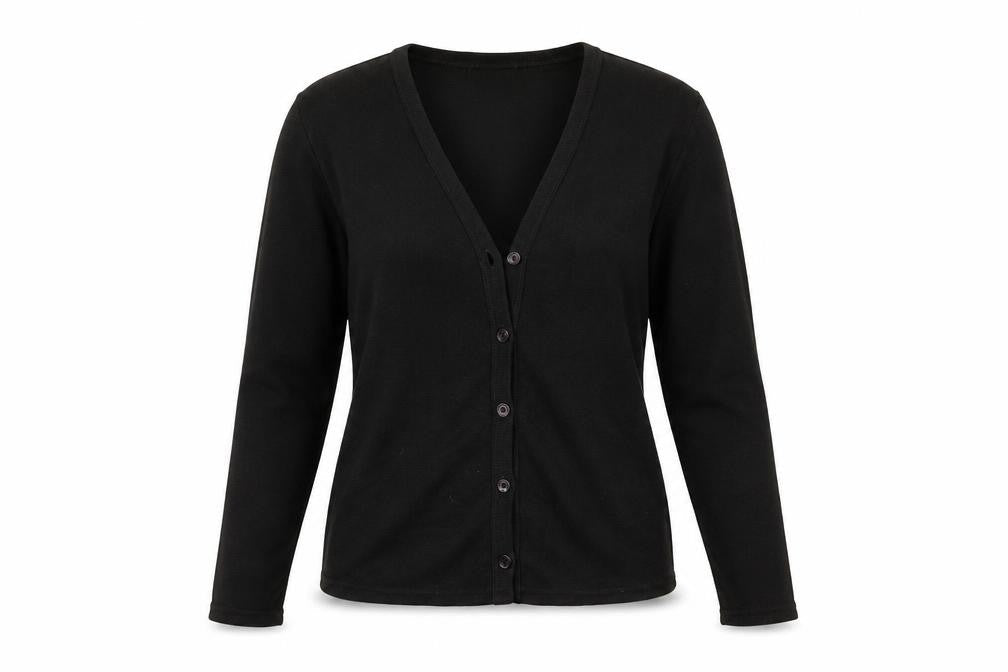 La Femme Womens Black   Cardigan Jumper Size 12