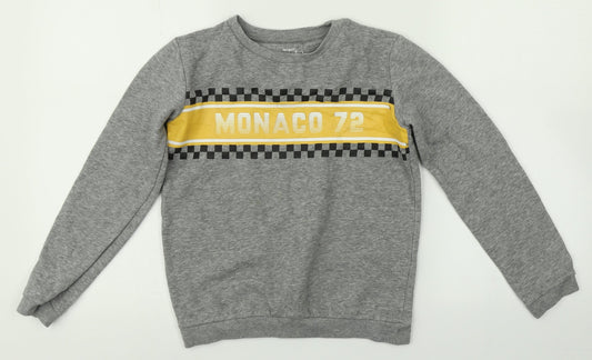 Pep & Co Boys Grey   Pullover Sweatshirt Size 8-9 Years