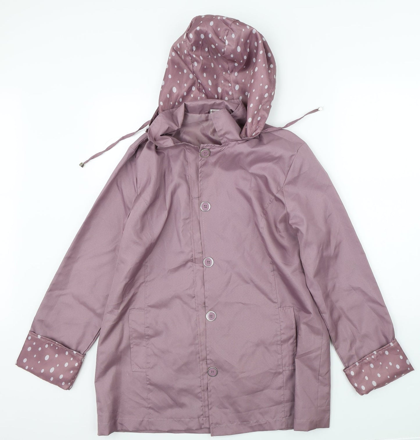 Anne De Lancay Womens Pink   Jacket Coat Size S