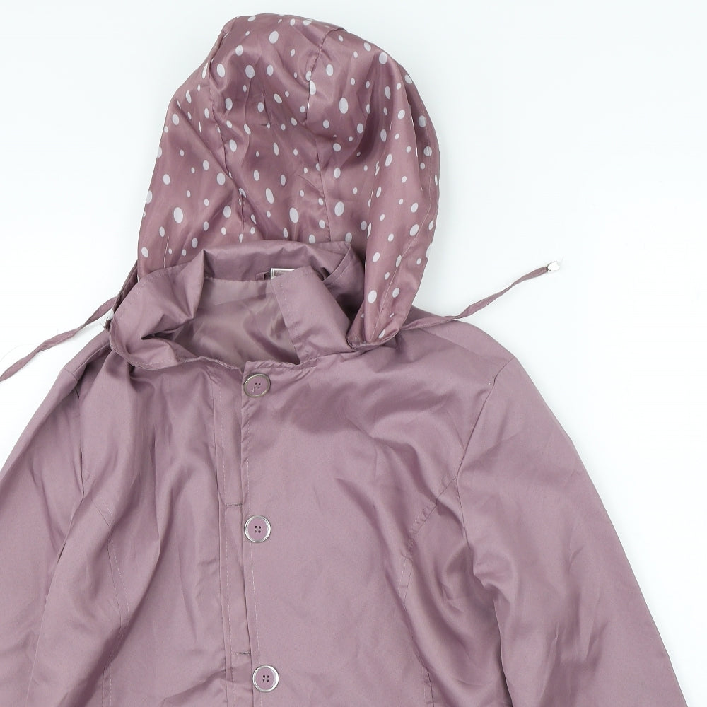Anne De Lancay Womens Pink   Jacket Coat Size S