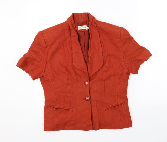 BHS Womens Orange   Jacket Blazer Size 12