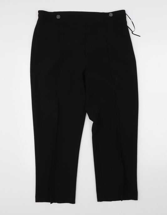 Sarah Hamilton Womens Black   Dress Pants Trousers Size 14 L24 in