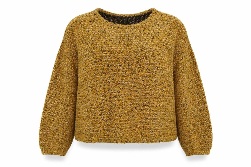 New Look Womens Yellow  Knit Pullover Jumper Size L