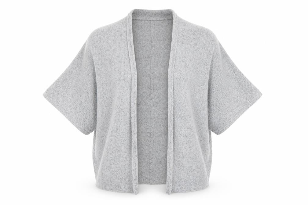Preworn Womens Grey   Wrap Jumper One Size